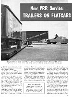 "Trailers On Flatcars," Page 1, 1954